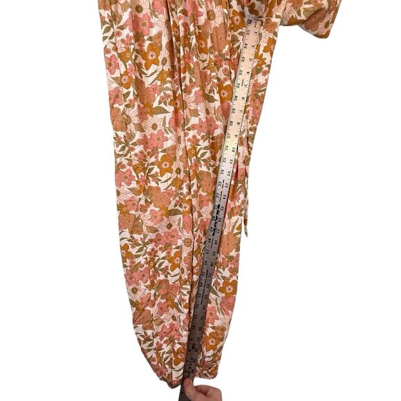POL Floral Harem Pants SIZE LARGE Womens Pull On Jogger Retro 70s Hippie Prairie - Picture 8 of 13